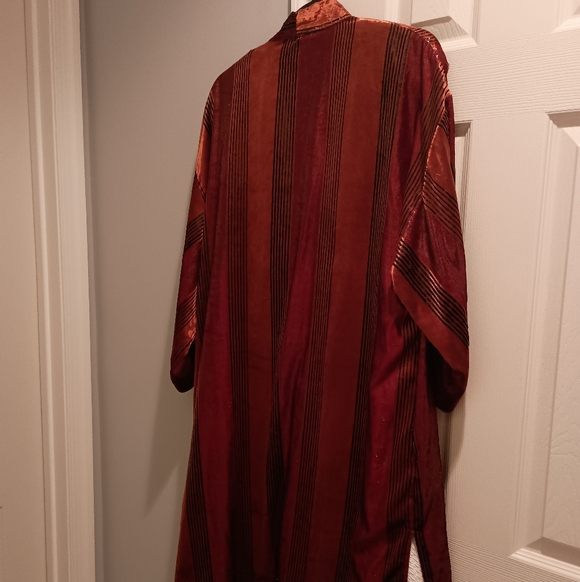 Anthropologie ett:twa Burnt Orange Velvet Kimono - Picture 7 of 13